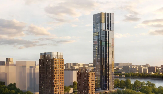 莫斯科河畔地標(biāo)住宅亮相！快意高速梯出海，為43層超高層定制垂直出行